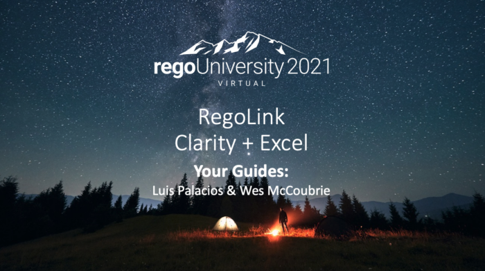 Clarity + Excel - .mp4 - RegoU 2021