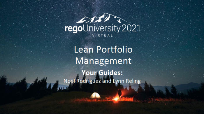 Lean Portfolio Management - .mp4 - RegoU 2021