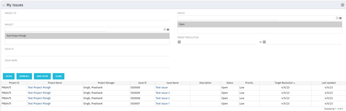 My Issues - SQL