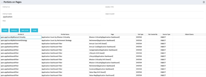 Portlets on Pages - Oracle