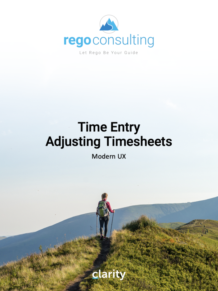 Adjusting Timesheets QRG - MUX