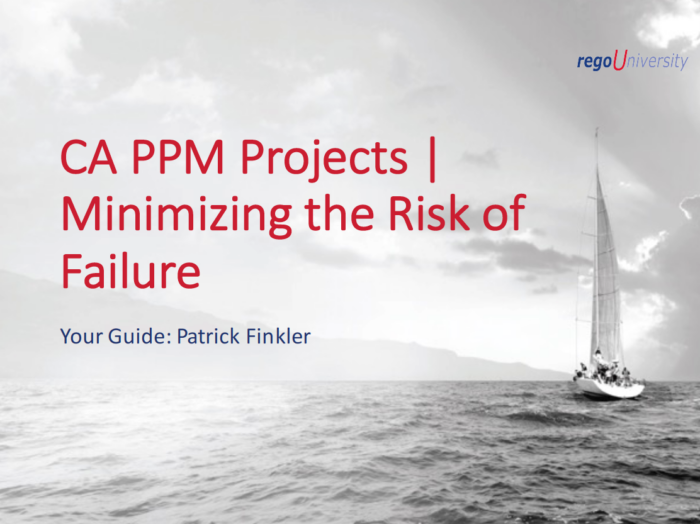 Clarity Projects | Minimizing the Risk of Failure