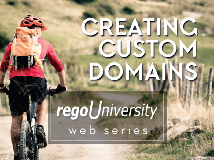 Creating Custom Domains -  Webinar