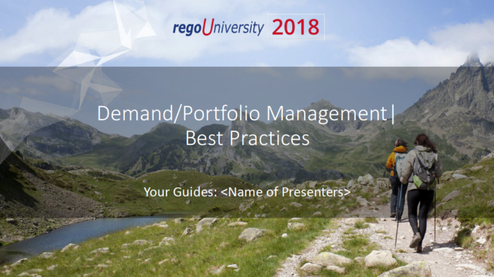 Demand / Portfolio Management | Best Practices