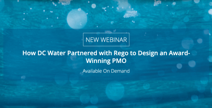 How DC Water Partnered with Rego to Design an Award-Winning PMO - Webinar