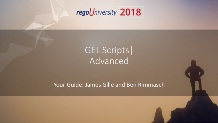 Gel Scripts | Advanced