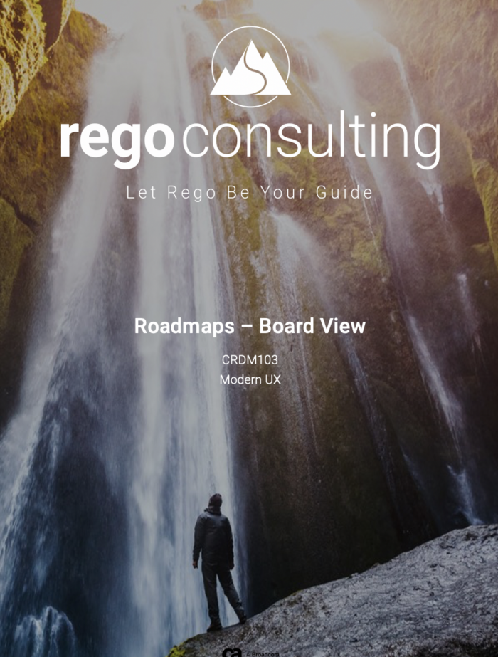 Roadmaps – Board View QRG – MUX