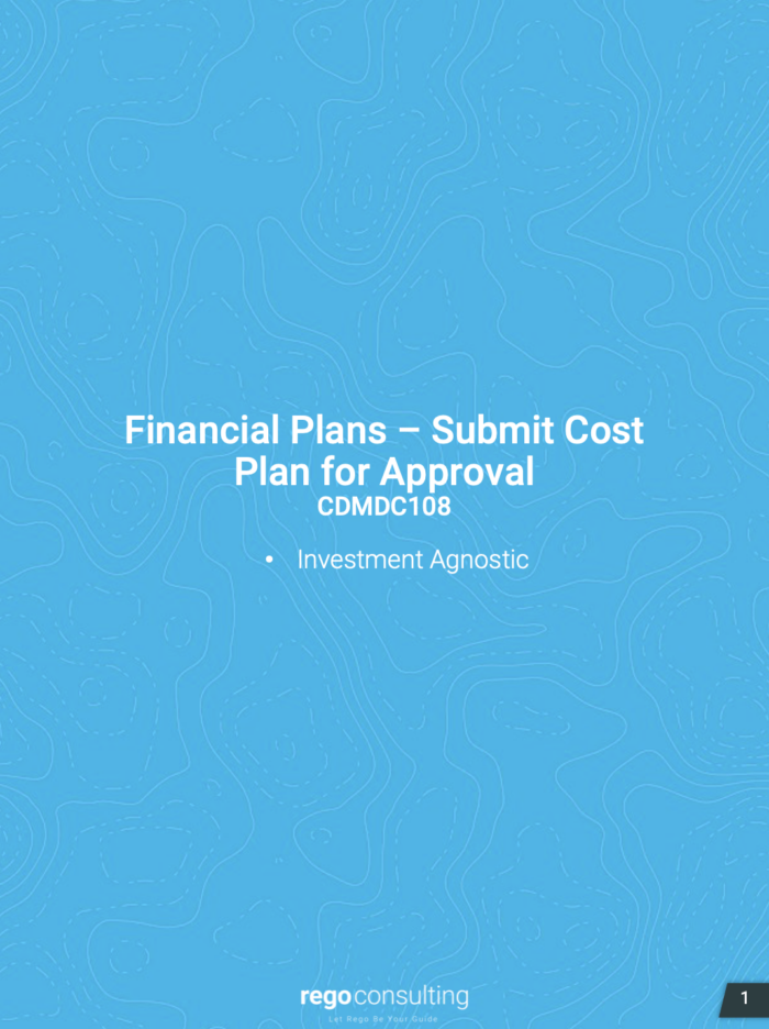 Submit a Cost Plan for Approval QRG – Classic PHX UX