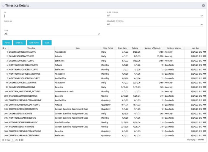 Timeslice Details - Postgres