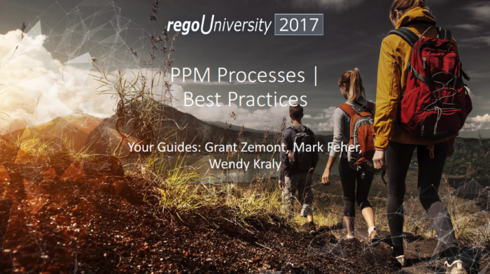 PPM Processes | Best Practices – regoU 2017