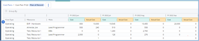 Populate Prior Periods Forecast From Actuals in Cost Plans - Postgres - Image 2