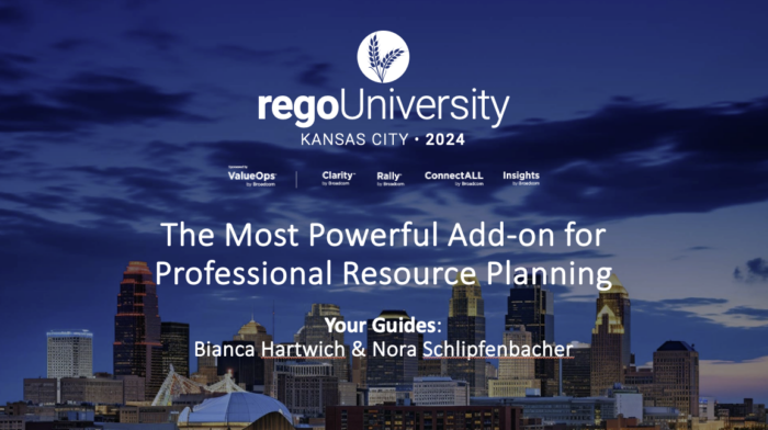 Advanced Resource Planning by itDesign – RegoU 2024