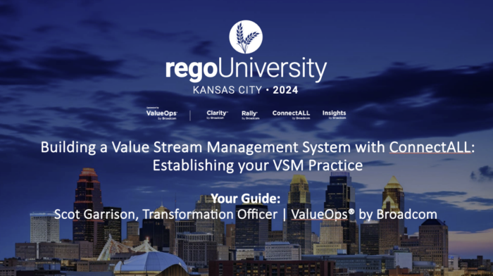 Building a VSM System with ConnectALL – RegoU 2024