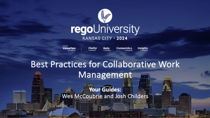 Best Practices for Collaborative Work Management – RegoU 2024