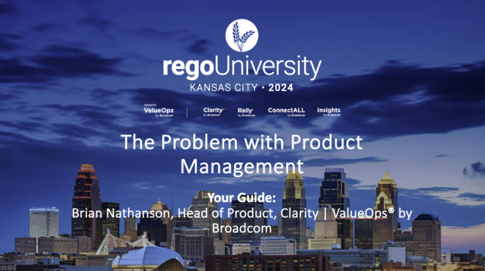 The Problem with Project Management – RegoU 2024