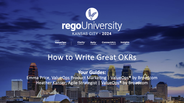 How to Write Great OKRs – RegoU 2024