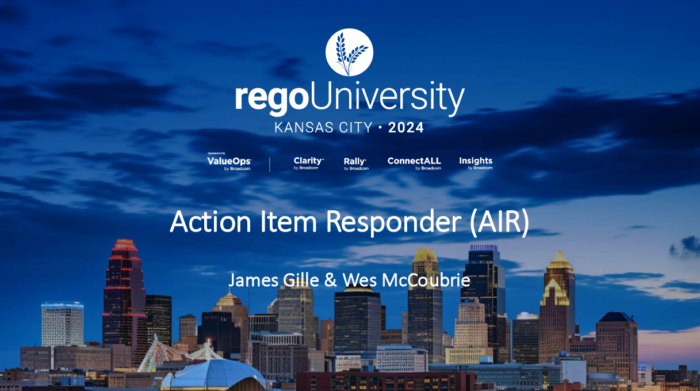 Rego Innovation | Action Item Responder – RegoU 2024