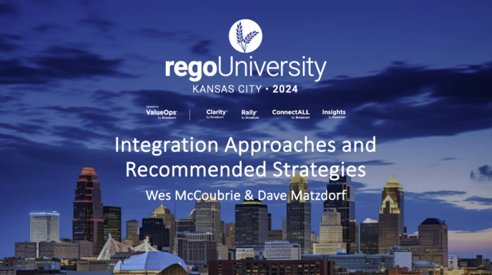 Integration Approaches & Recommended Strategies – RegoU 2024