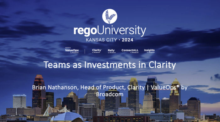 Teams as an Investment in Clarity – RegoU 2024