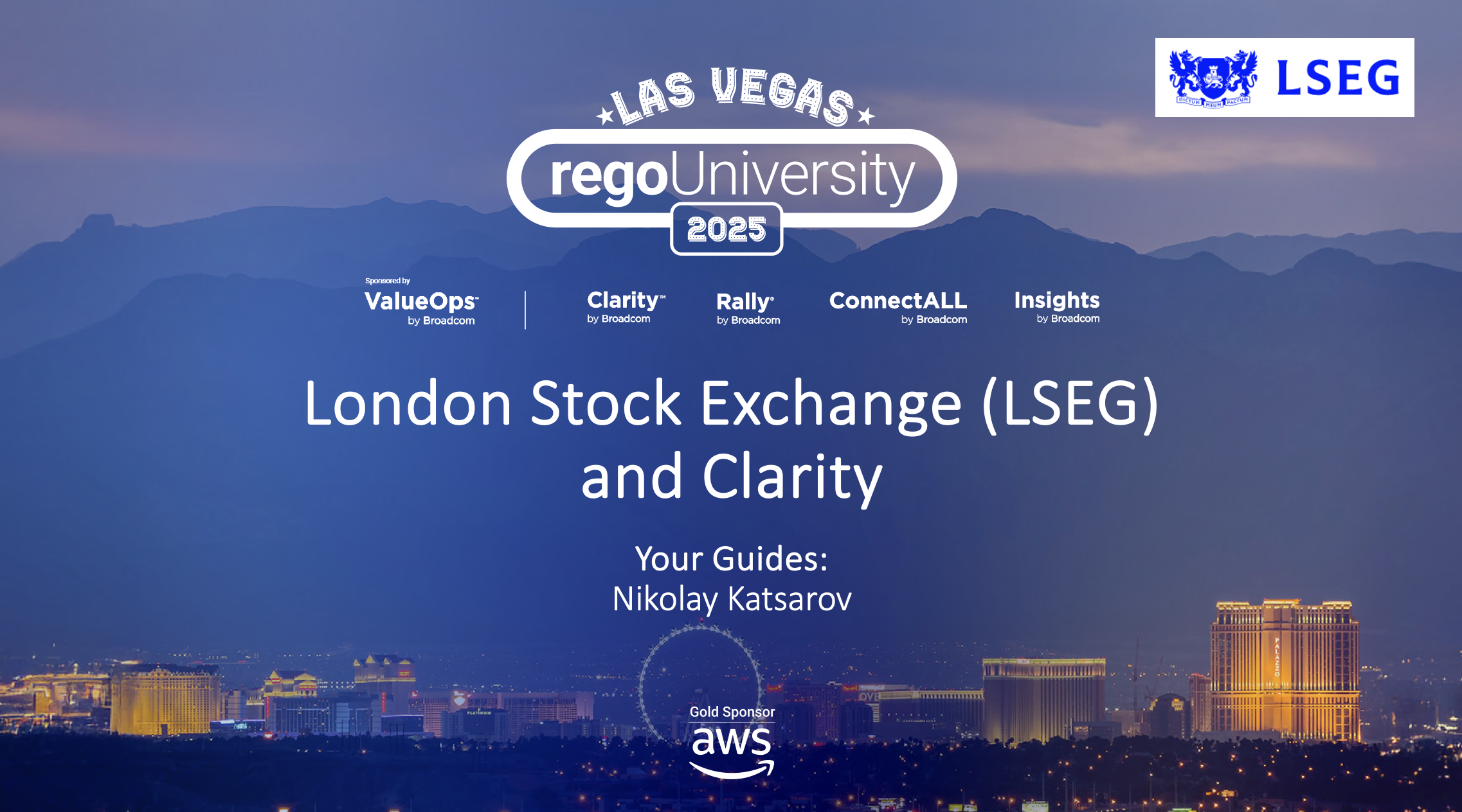 London Stock Exchange and Clarity – RegoU 2025