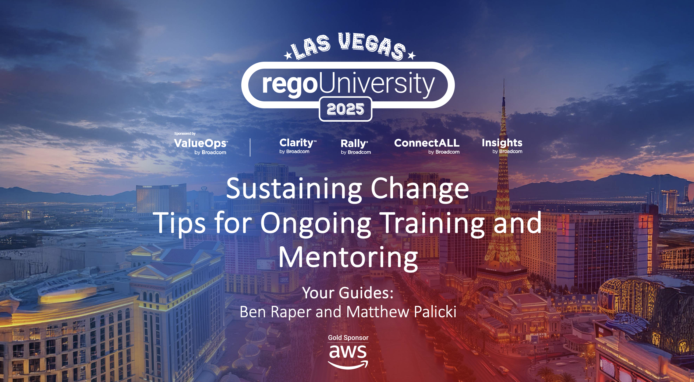 Sustaining Change – RegoU 2025